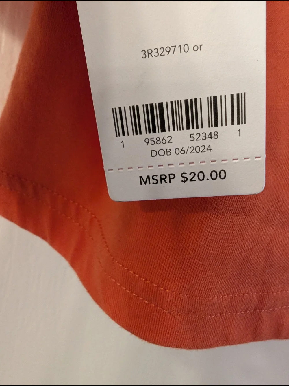Carter's Bright Orange Jack-O'-Lantern Long Sleeve Tee
